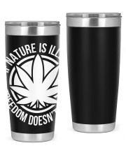 If Nature Is Illegal Freedom Doesn't Exist 20oz Tumbler tile