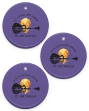 You Learn To Live Again Circle Ornament (Porcelain) tile