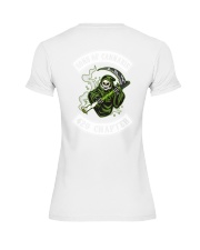BACK-SONS OF CANNABIS 420 CHAPTER Premium Fit Ladies Tee tile