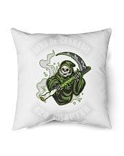 BACK-SONS OF CANNABIS 420 CHAPTER Indoor Pillow tile