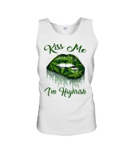 Kiss Me I'm Highrish Unisex Tank tile