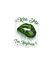 Kiss Me I'm Highrish Sticker tile