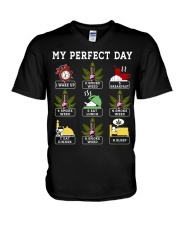 My perfect day V-Neck T-Shirt tile