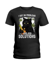 I Got 99 Problems and 420 Solutions Ladies T-Shirt tile