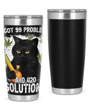 I Got 99 Problems and 420 Solutions 20oz Tumbler tile