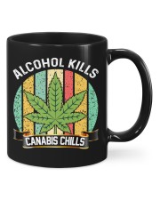 Alcohol Kills Canabis Chills Mugs tile