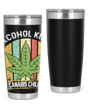 Alcohol Kills Canabis Chills 20oz Tumbler tile