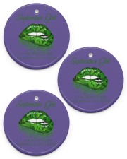 September Circle Ornament (Porcelain) tile