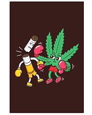 Cannabis Knocks Out Tobacco Vertical Poster tile