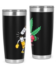 Cannabis Knocks Out Tobacco 20oz Tumbler tile
