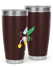 Cannabis Knocks Out Tobacco 30oz Tumbler tile
