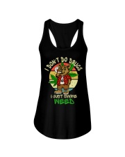 I Don't Do Drugs I Just Smoke Weed Ladies Flowy Tank tile