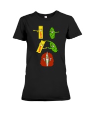 funny can-nabis Premium Fit Ladies Tee tile