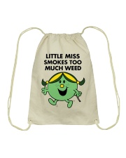 Ale Nandialexx Little Miss Smokes Too Much We-ed Drawstring Bag tile