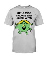 Ale Nandialexx Little Miss Smokes Too Much We-ed Classic T-Shirt front