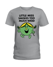 Ale Nandialexx Little Miss Smokes Too Much We-ed Ladies T-Shirt tile