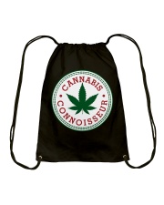 can-nabis connoisseur Drawstring Bag tile