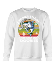 Stoner Shark Doobies Crewneck Sweatshirt tile