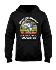 Stoner Shark Doobies Hooded Sweatshirt front