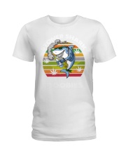 Stoner Shark Doobies Ladies T-Shirt tile