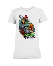 Sour Diesel Marijuana Strain Premium Fit Ladies Tee tile