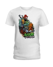 Sour Diesel Marijuana Strain Ladies T-Shirt tile