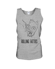 Cat Rolling Fatties Unisex Tank tile