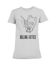 Cat Rolling Fatties Premium Fit Ladies Tee tile