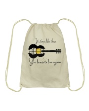 You Learn To Live Again. Drawstring Bag tile