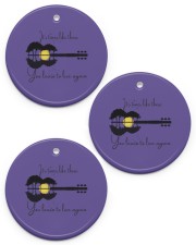 You Learn To Live Again. Circle Ornament (Porcelain) tile