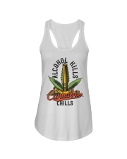 Alco-hol K-ills Can-nabis Chills Ladies Flowy Tank tile