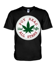 Pot Head V-Neck T-Shirt tile
