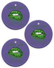 April Circle Ornament (Porcelain) tile