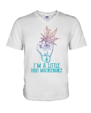 I'm a Little High Maintenance, V-Neck T-Shirt tile