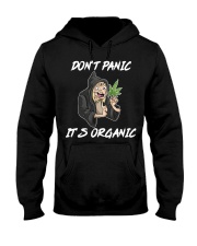 Don’t panic It’s organic Hooded Sweatshirt front