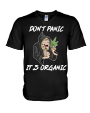 Don’t panic It’s organic V-Neck T-Shirt tile