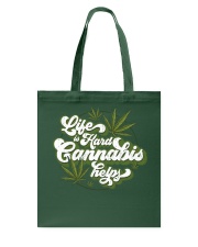 Cannabis helps Tote Bag tile