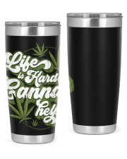 Cannabis helps 20oz Tumbler tile