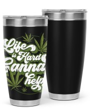 Cannabis helps 30oz Tumbler tile