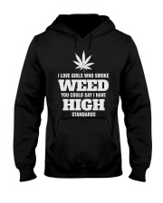 I Love Girls Who Smoke Weed Hooded Sweatshirt tile