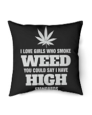I Love Girls Who Smoke Weed Indoor Pillow tile