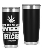 I Love Girls Who Smoke Weed 20oz Tumbler tile