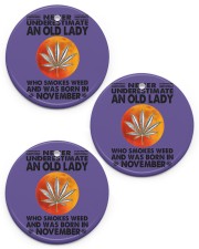 November Circle Ornament (Porcelain) tile