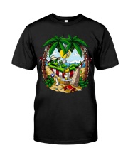 Alien Stoner Beach Party Classic T-Shirt tile
