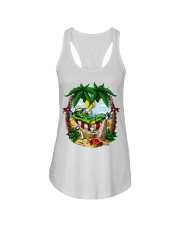 Alien Stoner Beach Party Ladies Flowy Tank tile
