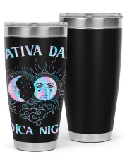 Sativa days indica nights 30oz Tumbler tile