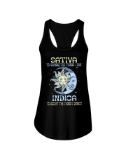 Sativa to change the things i can Ladies Flowy Tank tile