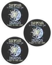 Sativa to change the things i can Circle Ornament (Porcelain) tile