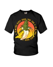 I Roll Blunts Bigger Than Your Di-ck Youth T-Shirt tile