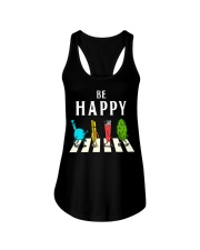 be happy Ladies Flowy Tank tile